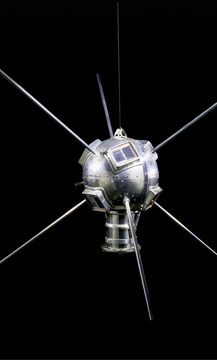 Der Satellit Vanguard 1 wurde 1958 mit Solarzellen ausgestattet.
