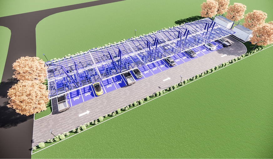 Geplanter Ladepark von EnBW an der A7.