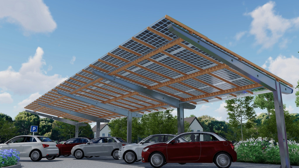 Gridparity develops solar roof for green car parks