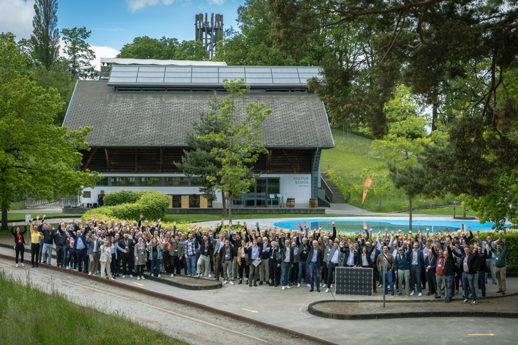 Gute Stimmung auf dem Mitgliedertag: Solarwirtschaft ist bei Fachkräften auf Kurs. - © Swissolar

