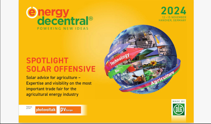 Die Solaroffensive bietet Ihnen die Möglichkeit, Photovoltaikprojekte mit Landwirten anzubahnen. - © Energy Decentral