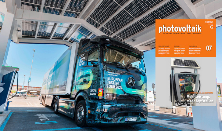 Unser Heft im September 2024 steht im Zeichen der Elektrifizierung und Solarsisierung der Verkehrsflächen. - © Daimler Truck AG