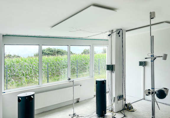 © Oekoswiss Energy Messtechnik zur Erfassung des thermischen Komforts in einem der Wohnhäuser.