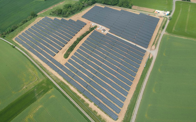 © Juwi/MVV Der Solarpark Osterburken wurde von Juwi und MVV finanziert und errichtet.