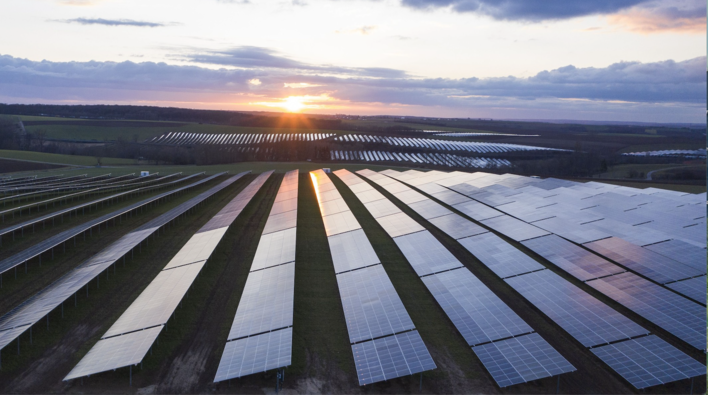© N-Ergie Der Solarpark in Wässerndorf mit neun Megawatt ist die erste Anlage, für N-Ergie ohne EEG-Vergütung betreibt.