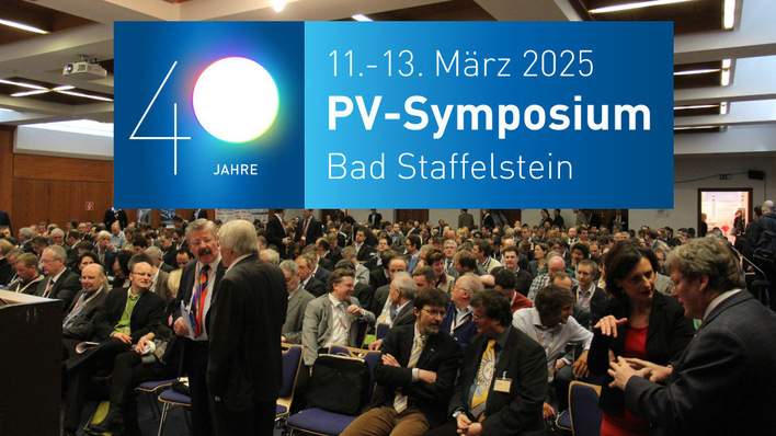 © Conexio-PSE Bei der 40. Auflage des PV-Symposiums stehen Innovationen im Mittelpunkt.