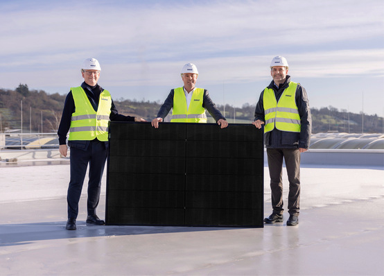 © Foto: Mahle Baustart der großen Anlage bei Mahle in Vaihingen-Enz.