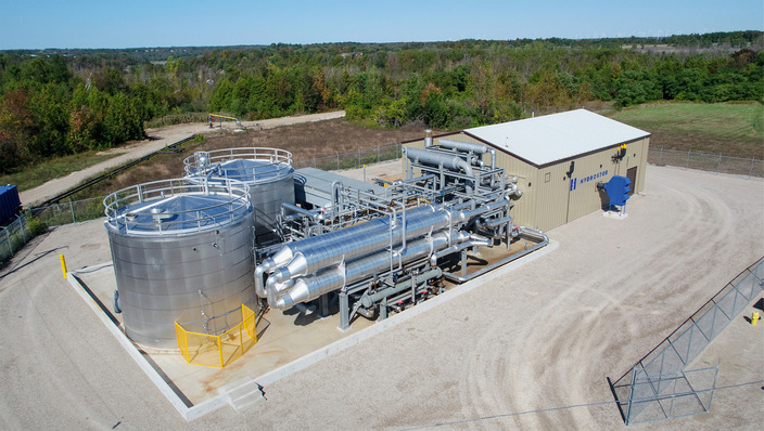 © Foto: Hydrostor Das A-CAES-Projekt Goderich im kanadischen Ontario nutzt Druckluft und Wasser, um saubere Energie zu speichern.