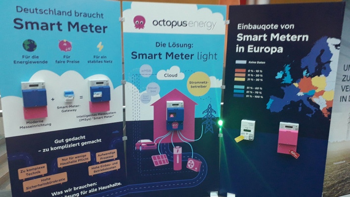 © Heiko Schwarzburger Präsentation von Octopus Energy in der britischen Botschaft in Berlin.