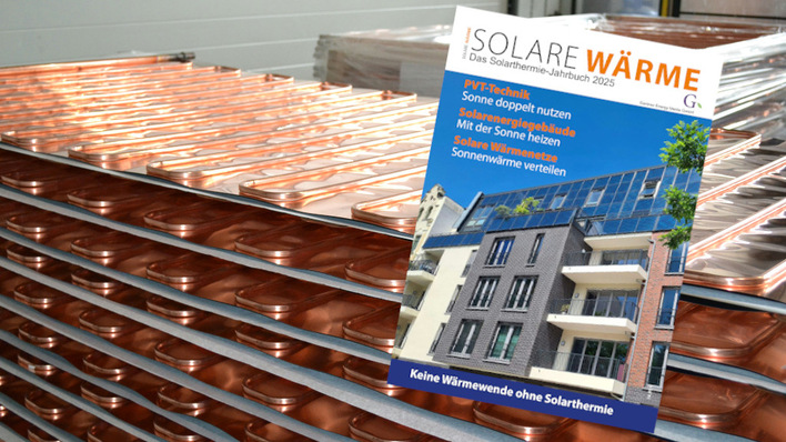 © Gentner Energy Media/Velka Botička Das neue Handbuch Solare Wärme zeigt die aktuelle Entwicklung der Technologie.