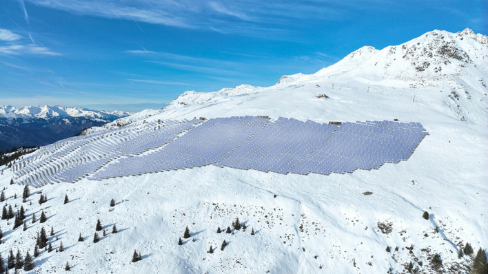 © Fanzun AG Einen Großteil des Sonnenstroms wird die Anlage im Winter liefern.