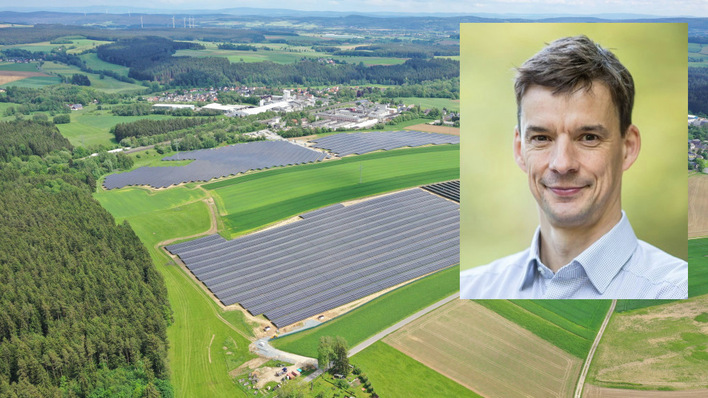 © Goldbeck Solar Der Solarpark in Wunsiedel leistet 27 Megawatt. Er wurde von Goldbeck Solar zusammen mit Münch Energie errichtet.