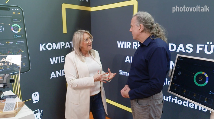 © Vorsatz Media Kathrin Rust ist CEO von Solar Manager Deutschland. Sie spricht mit Heiko Schwarzburger, Chefredakteur der photovoltaik.